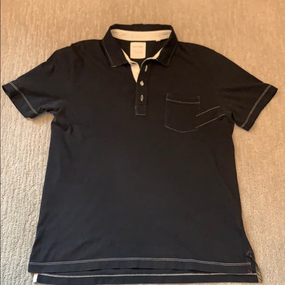 Billy Reid short sleeve polo size L
